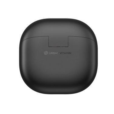 Logo trade promotional merchandise picture of: Urban Vitamin Santa Clara RCS plastic ENC earbuds