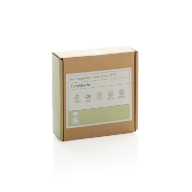 Logo trade promotional giveaways image of: TrimBlade re-chargeable Travel Shaver IPX7