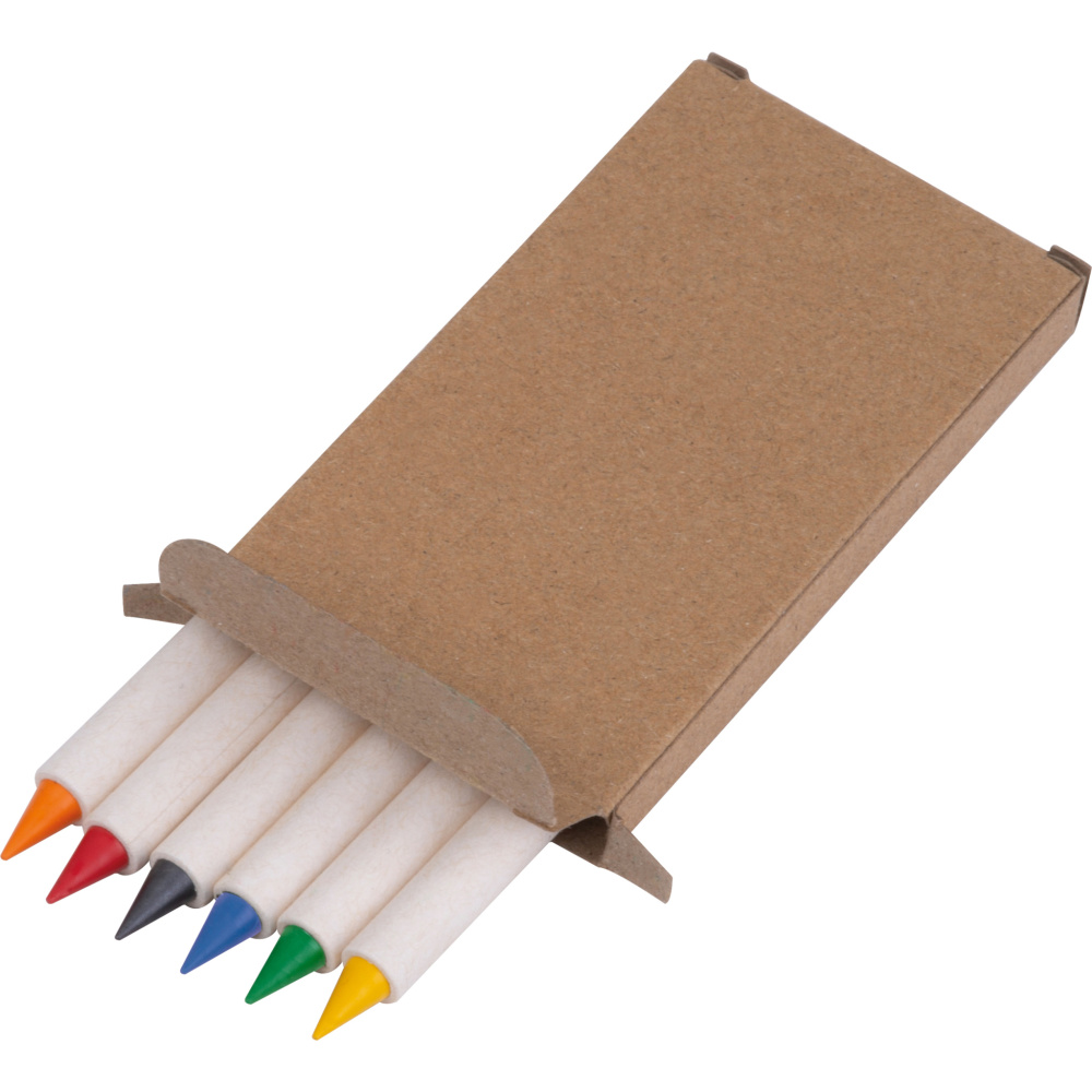 Logotrade promotional giveaway image of: Infinity Set of Wax Crayons KINGSTON