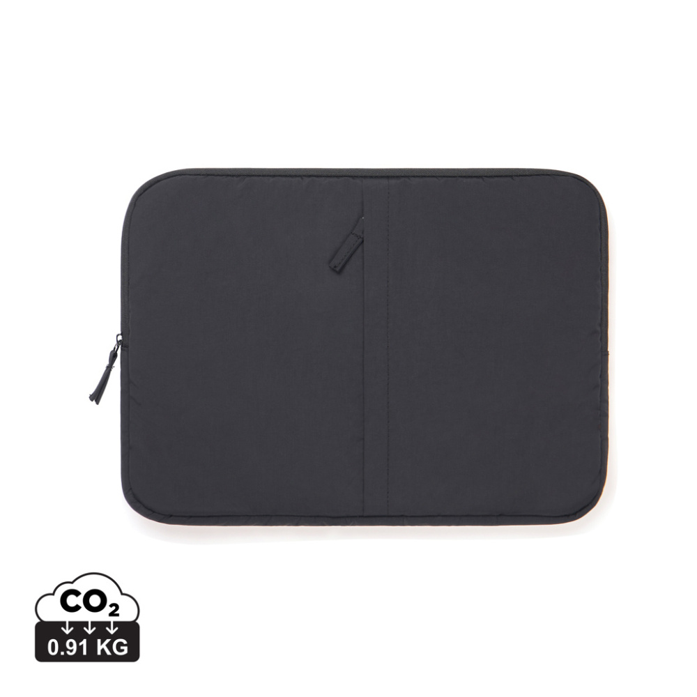 Logo trade promotional gifts image of: KENTO URBAN RCS recycled nylon 15.6 inch laptop sleeve