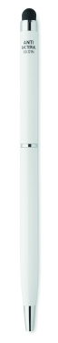 Logo trade promotional item photo of: Stylus antibacterial pen