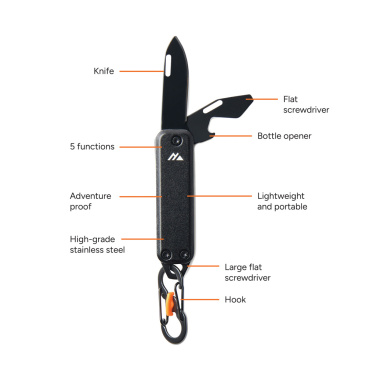 Logotrade promotional giveaway picture of: Nordic Drift Adventure keychain tool