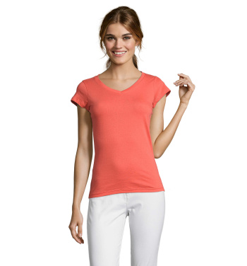 Logo trade promotional items picture of: MOON WOMEN T-SHIRT 150g