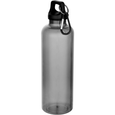 Logotrade promotional gift image of: Oregon 750 ml RCS recycled plastic water bottle with carabiner