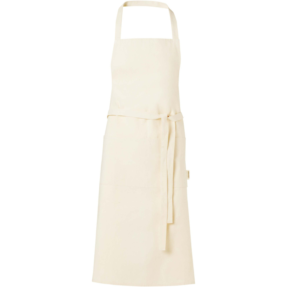 Logo trade promotional giveaway photo of: Odisha 200 g/m² OCS organic apron
