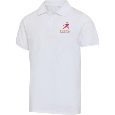 Logo trade promotional merchandise picture of: Beryl 220 g/m² short sleeve unisex OCS organic recycled polo
