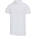 Graphite 180 g/m² short sleeve unisex OCS organic polo, White