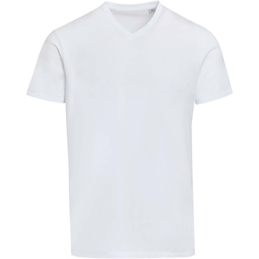 Logotrade promotional merchandise image of: Balfour 200 g/m² short sleeve v-neck unisex OCS organic t-shirt