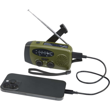 Logotrade promotional item image of: Avior RCS recycled plastic emergency radio