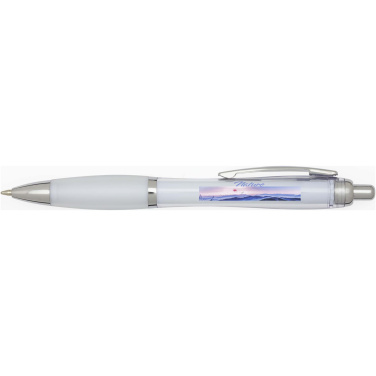 Logotrade advertising products photo of: Nash RCS plastic ballpoint pen (black ink)