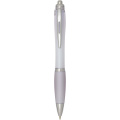 Nash RCS recycled plastic ballpoint pen with coloured barrel and grip (black ink), Lilac