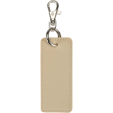Logo trade promotional product photo of: Resi Plus GRS recycled rectangle charm keychain