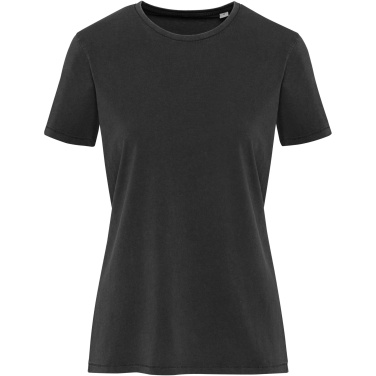 Logo trade promotional merchandise image of: Nanaimo 160 g/m2 short sleeve washed women's t-shirt