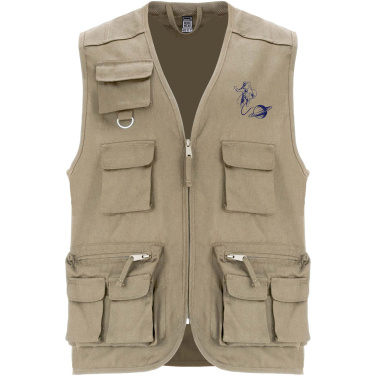Logotrade promotional merchandise picture of: Venera 200 g/m2 v-neck multi-pocket workwear vest 