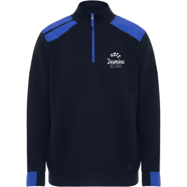 Logo trade promotional giveaways picture of: Maverick 280 g/m2 men's half zip sweater