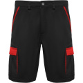 Tahoe 250 g/m2 workwear shorts, Black / Red