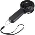 Aervia recycled plastic portable fan, Black