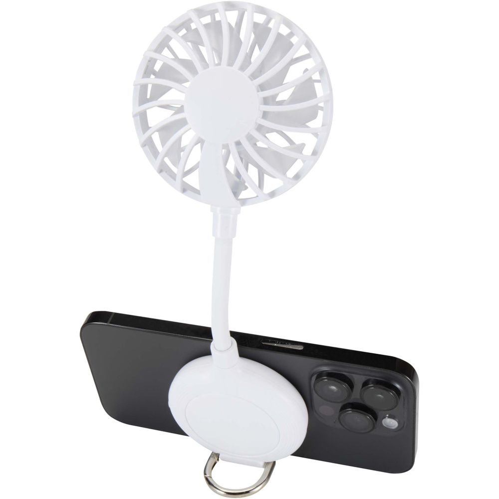 Logotrade promotional products photo of: Ventio recycled plastic magnetic portable fan