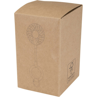 Logo trade promotional merchandise photo of: Ventio recycled plastic magnetic portable fan