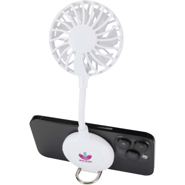 Logo trade advertising product photo of: Ventio recycled plastic magnetic portable fan