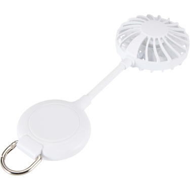 Logo trade promotional merchandise image of: Ventio recycled plastic magnetic portable fan