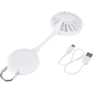 Logotrade promotional merchandise image of: Ventio recycled plastic magnetic portable fan