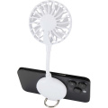 Ventio recycled plastic magnetic portable fan, White