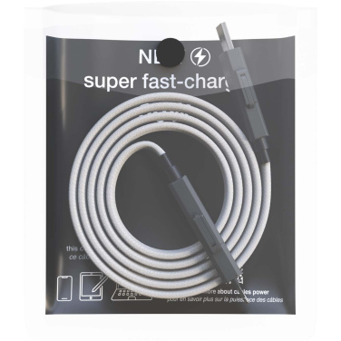 Logo trade promotional giveaways image of: SCX.design C58 60W magnetic flat charging cable