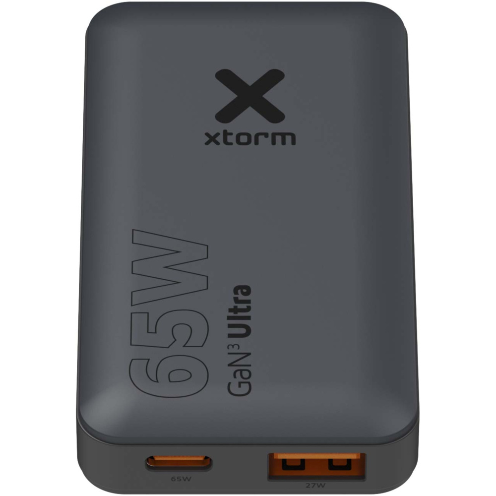 Logo trade promotional merchandise picture of: Xtorm 65W fast travel charger with cable and travel case set