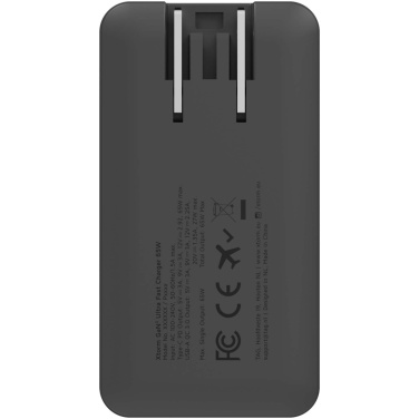 Logo trade promotional gift photo of: Xtorm 65W fast travel charger with cable and travel case set