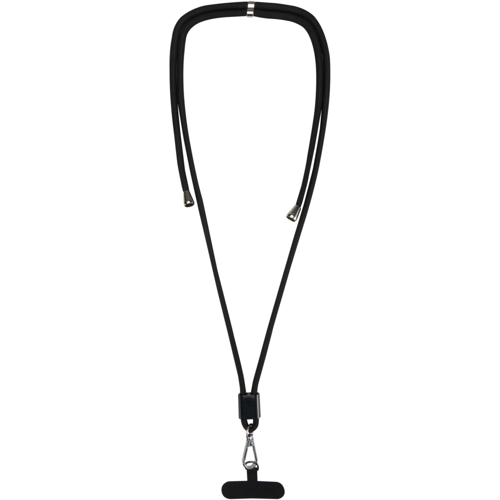 Logo trade promotional items image of: Vega adjustable recycled smartphone lanyard