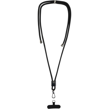 Logotrade promotional item picture of: Vega adjustable recycled smartphone lanyard
