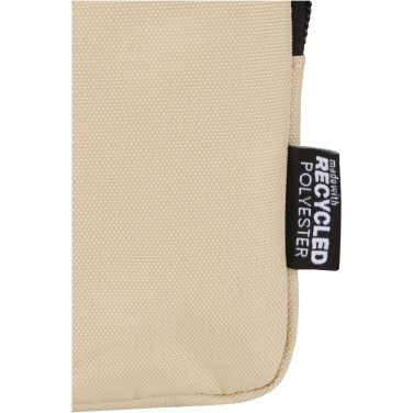 Logotrade promotional item image of: Byron GRS recycled bottle pouch 