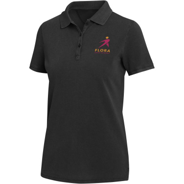 Logo trade promotional merchandise image of: Calgary 200 g/m2 washed women's polo