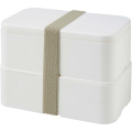 MIYO POP 700+700 ml double layer lunch box, White