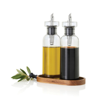 Logotrade promotional gift picture of: AdHoc Menage AromaPour Oil and vinegar pourer set 300ml