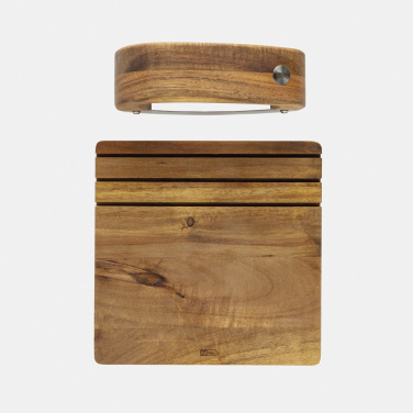 Logo trade business gift photo of: AdHoc RoccaVerde Chopping knife with chopping board