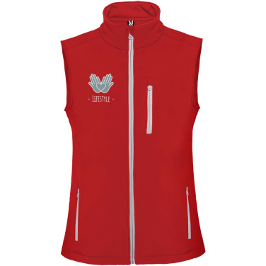 Logo trade promotional merchandise image of: Nevada unisex softshell bodywarmer