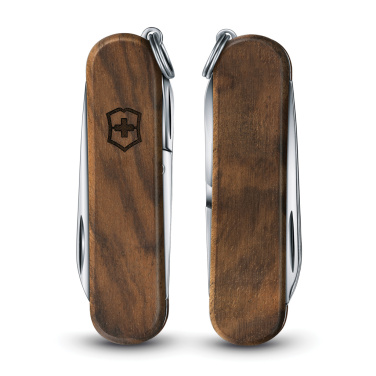 Logo trade advertising products image of: VICTORINOX Pocket Knife Classic SD Wood 5 functions