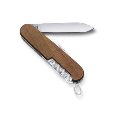 Logo trade promotional giveaways picture of: VICTORINOX Pocket Knife Huntsman Wood 13 functions