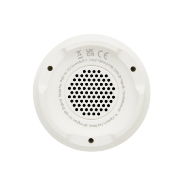 Logo trade promotional giveaway photo of: Flora RCS recycled plastic white noise speaker