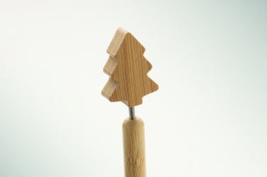 Logo trade advertising products picture of: Bamboo Christmas tree ball pen