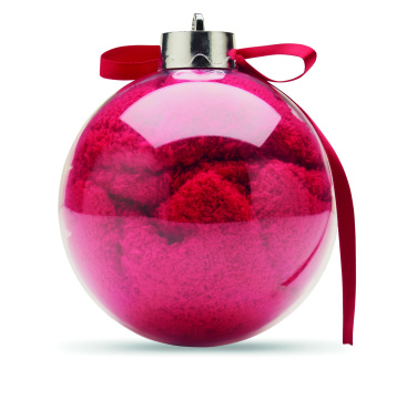 Logo trade promotional items image of: Santa socks in bauble ornament