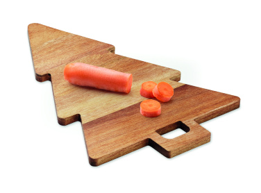 Logo trade corporate gifts picture of: Acacia serving board Xmas tree