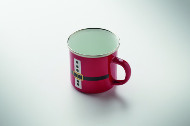 Logo trade promotional products picture of: Santa enamel vintage mug 300ml