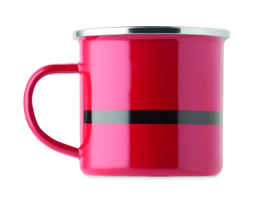 Logotrade promotional item image of: Santa enamel vintage mug 300ml