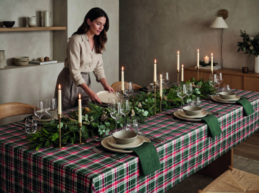 Logotrade advertising product picture of: Chequer cotton tablecloth set