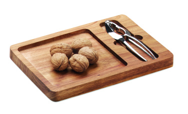Logo trade promotional items image of: Acacia nut cracker set