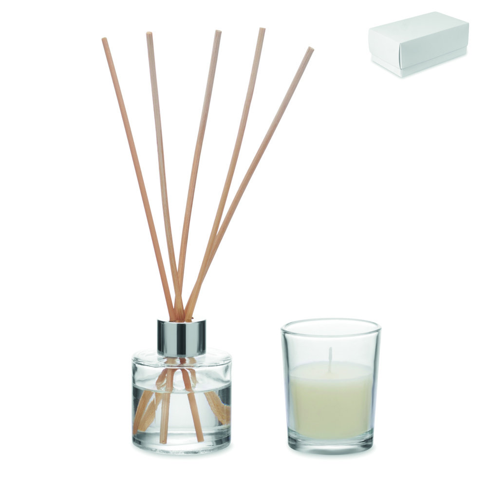 Logotrade promotional gifts photo of: Vanilla diffuser & candle set