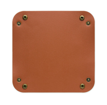 Logo trade business gifts image of: Foldable PU key tray